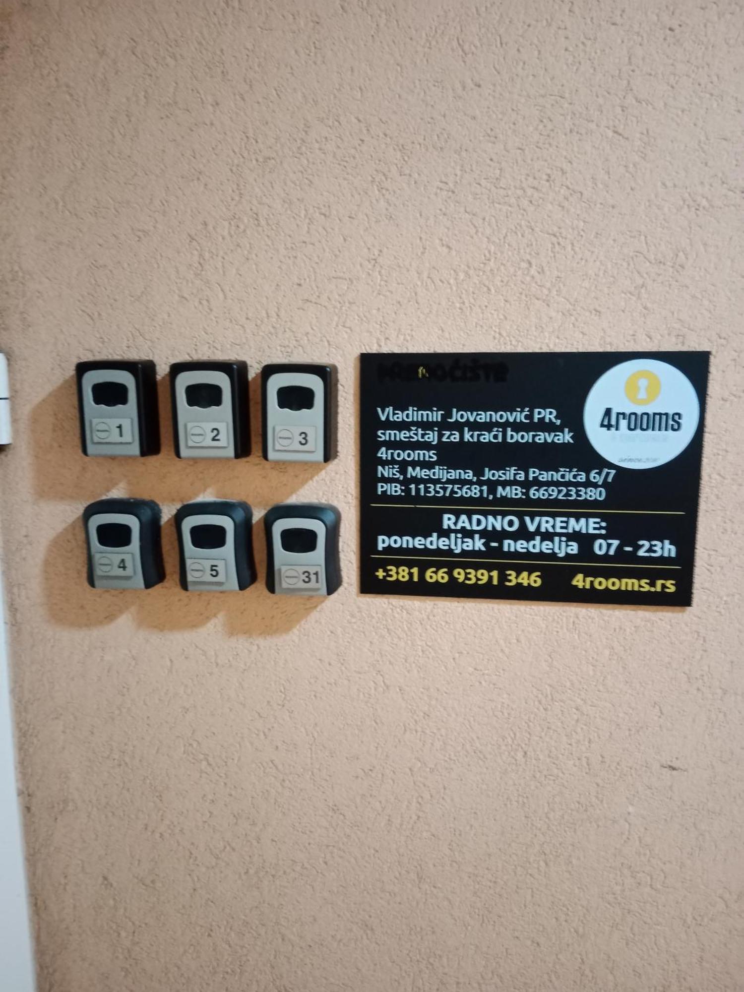 4 Rooms Apartments Ni Kültér fotó